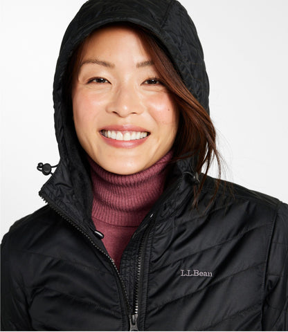 L.L.Bean Women's Fleece-Lined Primaloft Coat Antique Lilac