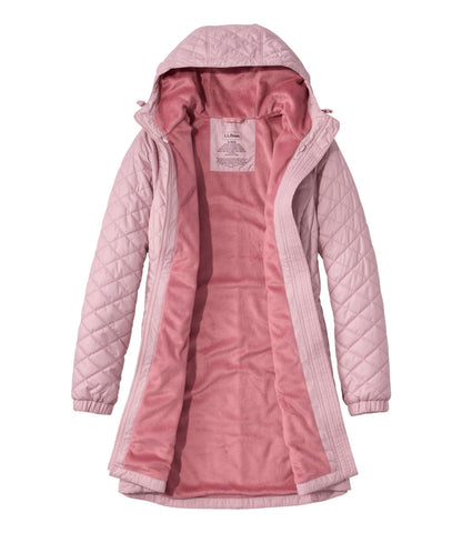 L.L.Bean Women's Fleece-Lined Primaloft Coat Antique Lilac