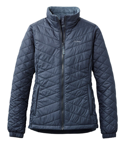 L.L.Bean Women's Fleece-Lined PrimaLoft Jacket Carbon Navy