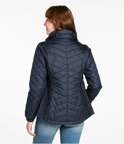 L.L.Bean Women's Fleece-Lined PrimaLoft Jacket Carbon Navy