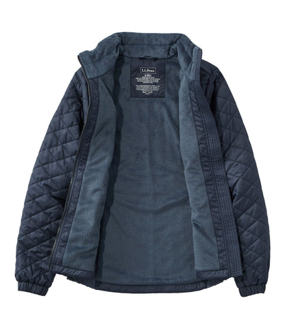 L.L.Bean Women's Fleece-Lined PrimaLoft Jacket Carbon Navy