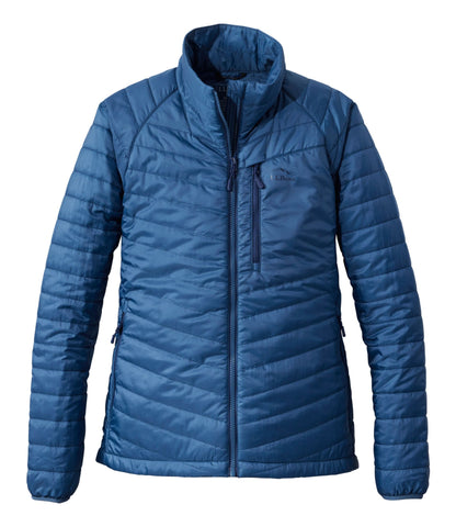 L.L.Bean Women's PrimaLoft Packaway Jacket Bright Mariner