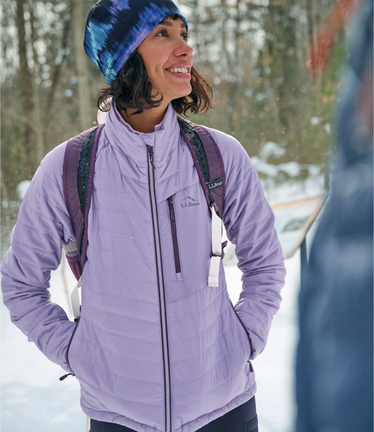 L.L.Bean Women's PrimaLoft Packaway Jacket Bright Mariner