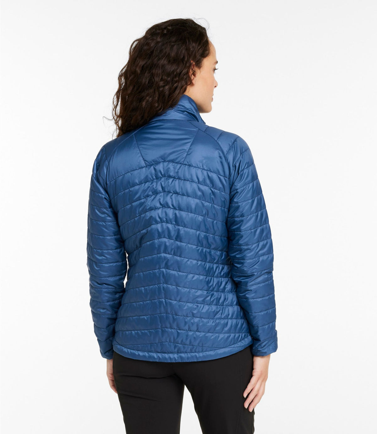 L.L.Bean Women's PrimaLoft Packaway Jacket Bright Mariner