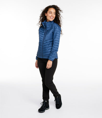 L.L.Bean Women's PrimaLoft Packaway Jacket Bright Mariner