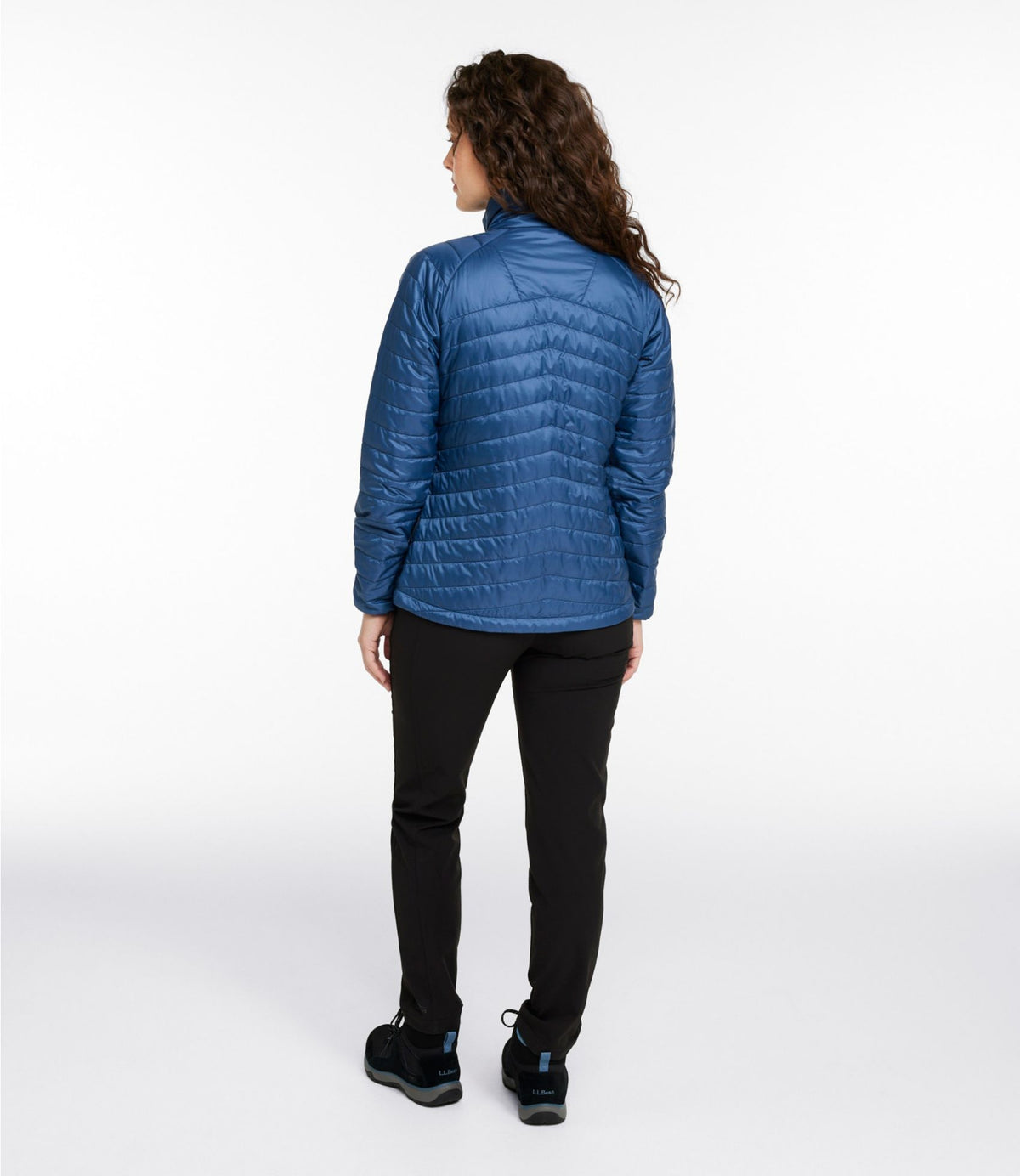 L.L.Bean Women's PrimaLoft Packaway Jacket Bright Mariner