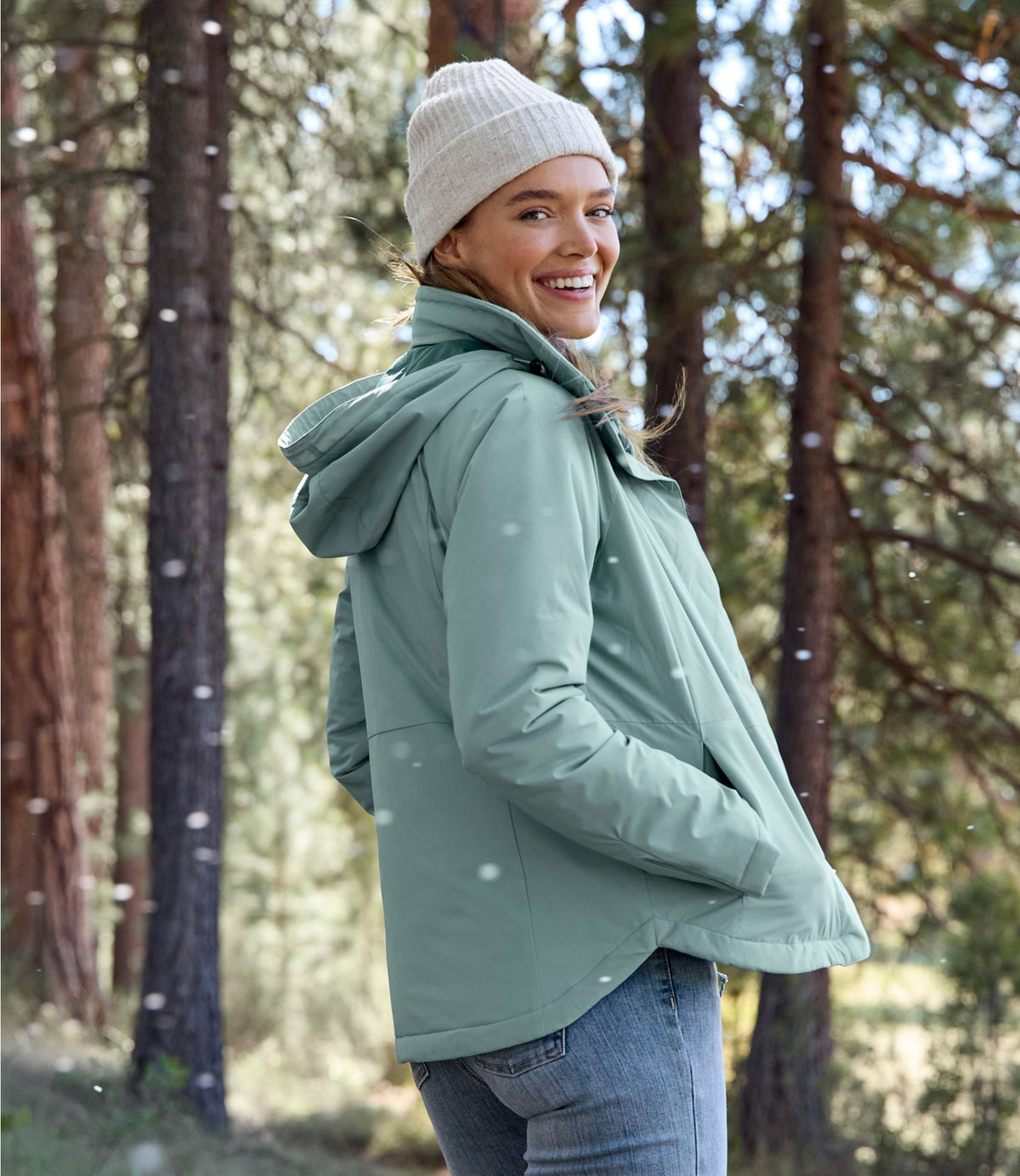L.L.Bean Women's Back Bay Insulated Jacket Nautical Navy