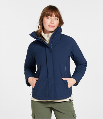 L.L.Bean Women's Back Bay Insulated Jacket Nautical Navy