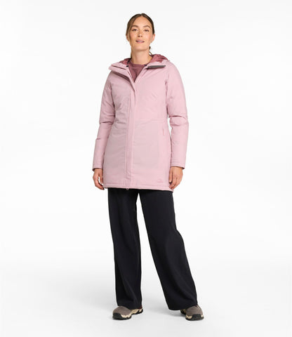 L.L.Bean Women's Waterproof Ultralight Down Coat Antique Lilac