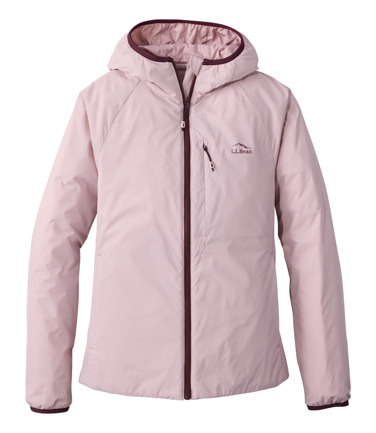 L.L.Bean Women's PrimaLoft Packaway Air Hoodie Antique Lilac