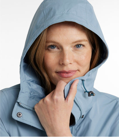 L.L.Bean Women's Mountain Classic Rain Jacket Cadet Blue/Storm Teal