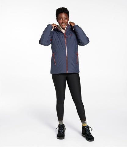 L.L.Bean Women's Waterproof Ultralight Down Jacket Carbon Navy