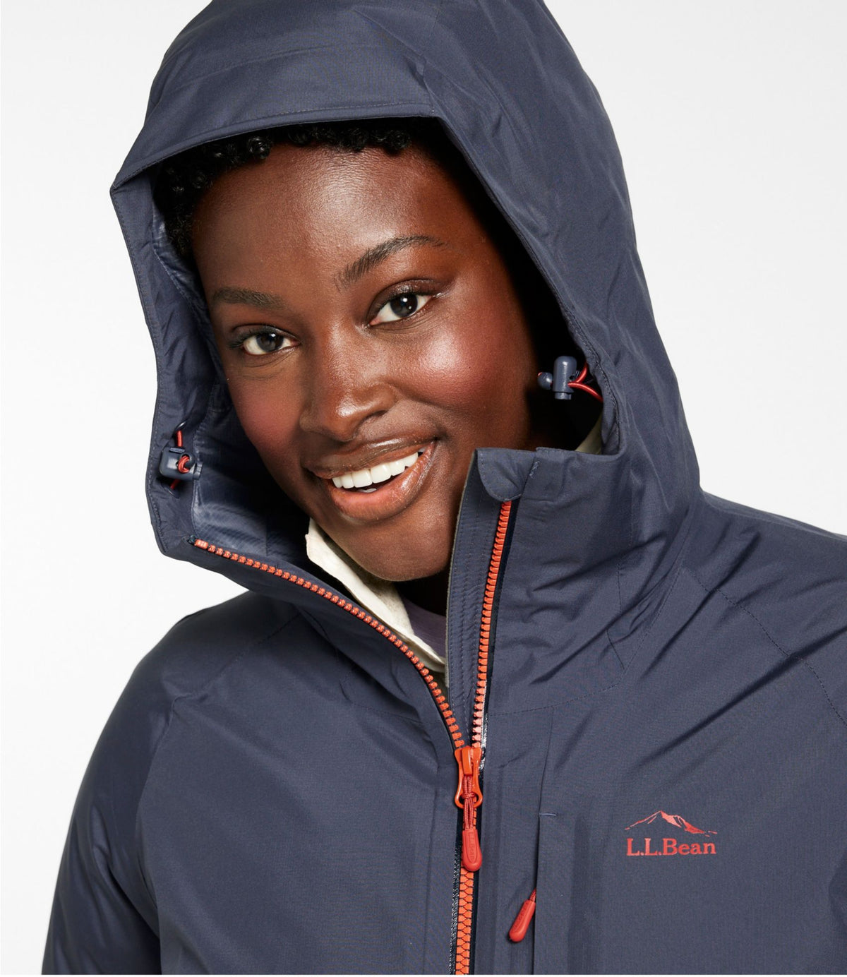 L.L.Bean Women's Waterproof Ultralight Down Jacket Carbon Navy
