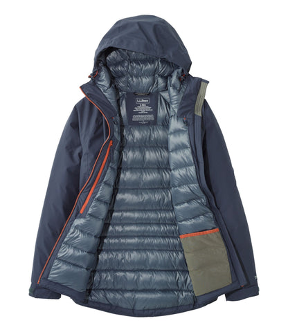 L.L.Bean Women's Waterproof Ultralight Down Jacket Carbon Navy