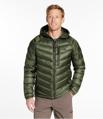 L.L.Bean Men's Ultralight 850 Down Hooded Jacket Thyme