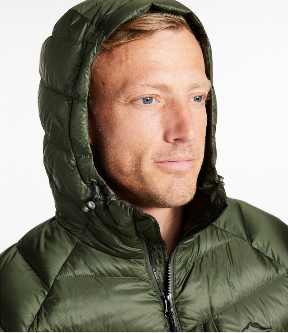L.L.Bean Men's Ultralight 850 Down Hooded Jacket Thyme