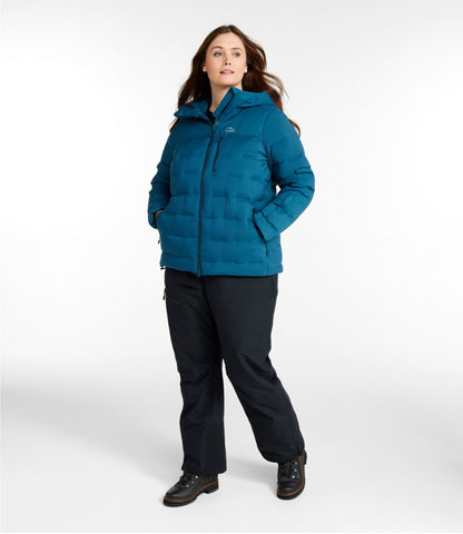 L.L.Bean Women's Wind Challenger Stretch Down Jacket Deepwater Blue