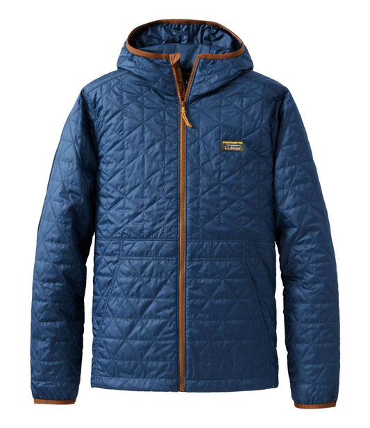 L.L.Bean Men's Katahdin Insulated Hoodie Mariner Blue