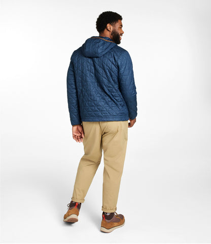 L.L.Bean Men's Katahdin Insulated Hoodie Mariner Blue
