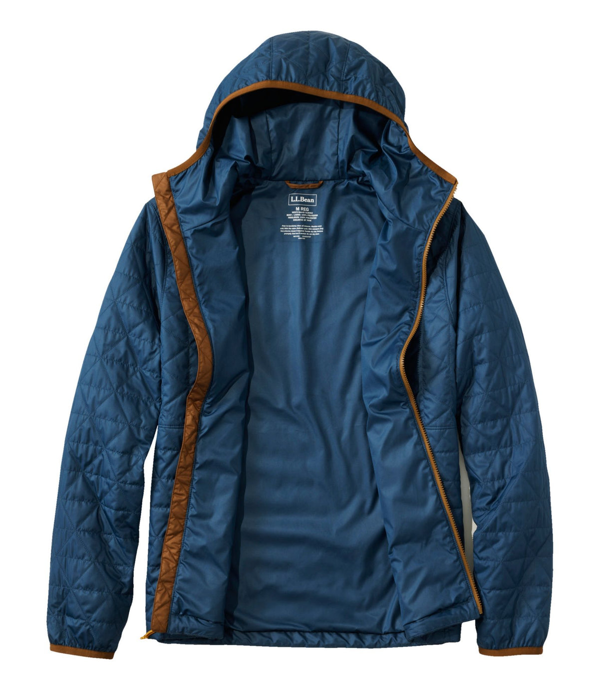 L.L.Bean Men's Katahdin Insulated Hoodie Mariner Blue