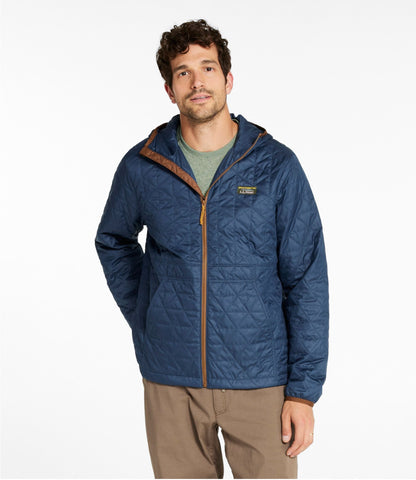 L.L.Bean Men's Katahdin Insulated Hoodie Mariner Blue