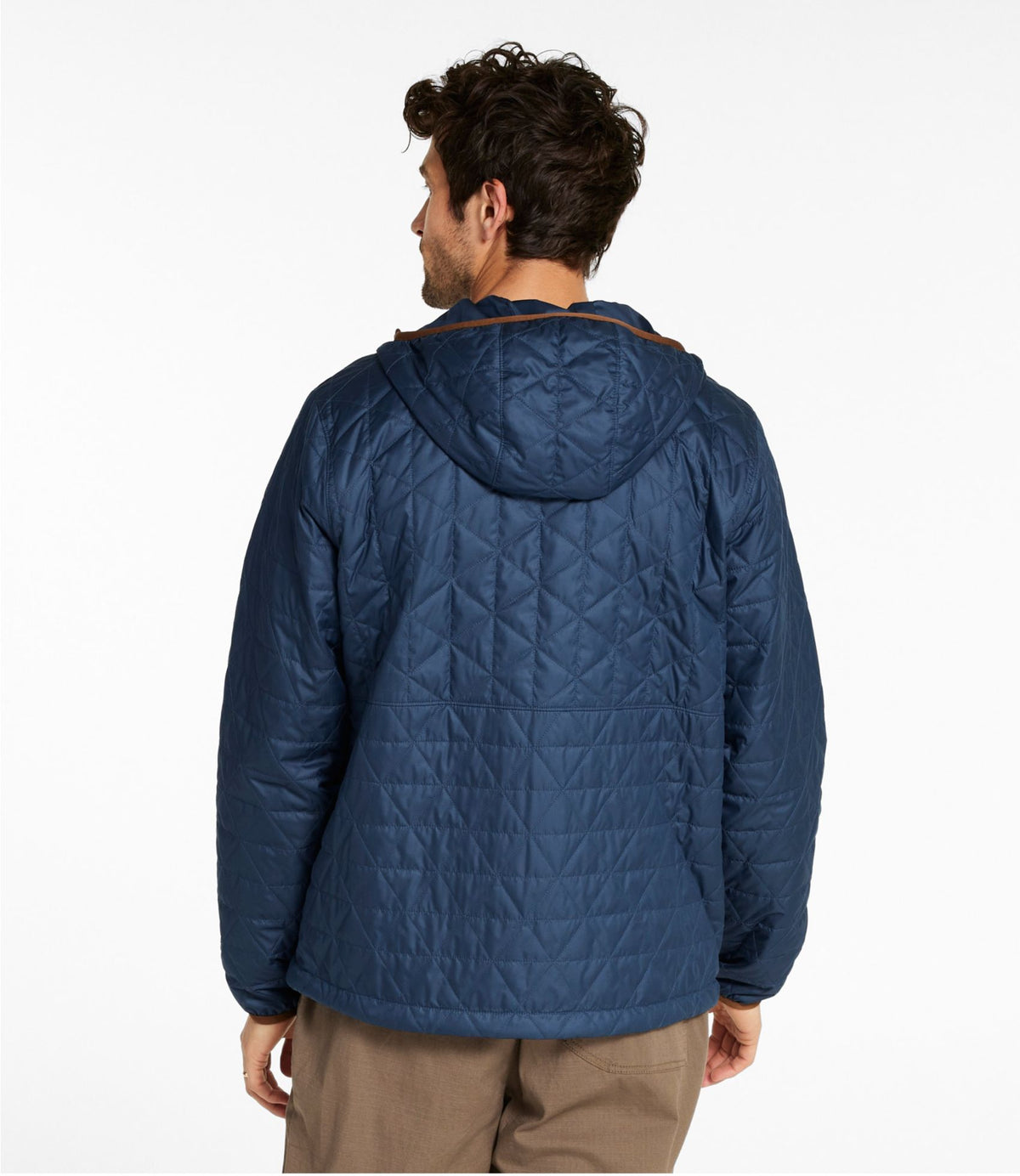 L.L.Bean Men's Katahdin Insulated Hoodie Mariner Blue