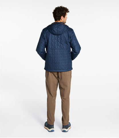 L.L.Bean Men's Katahdin Insulated Hoodie Mariner Blue