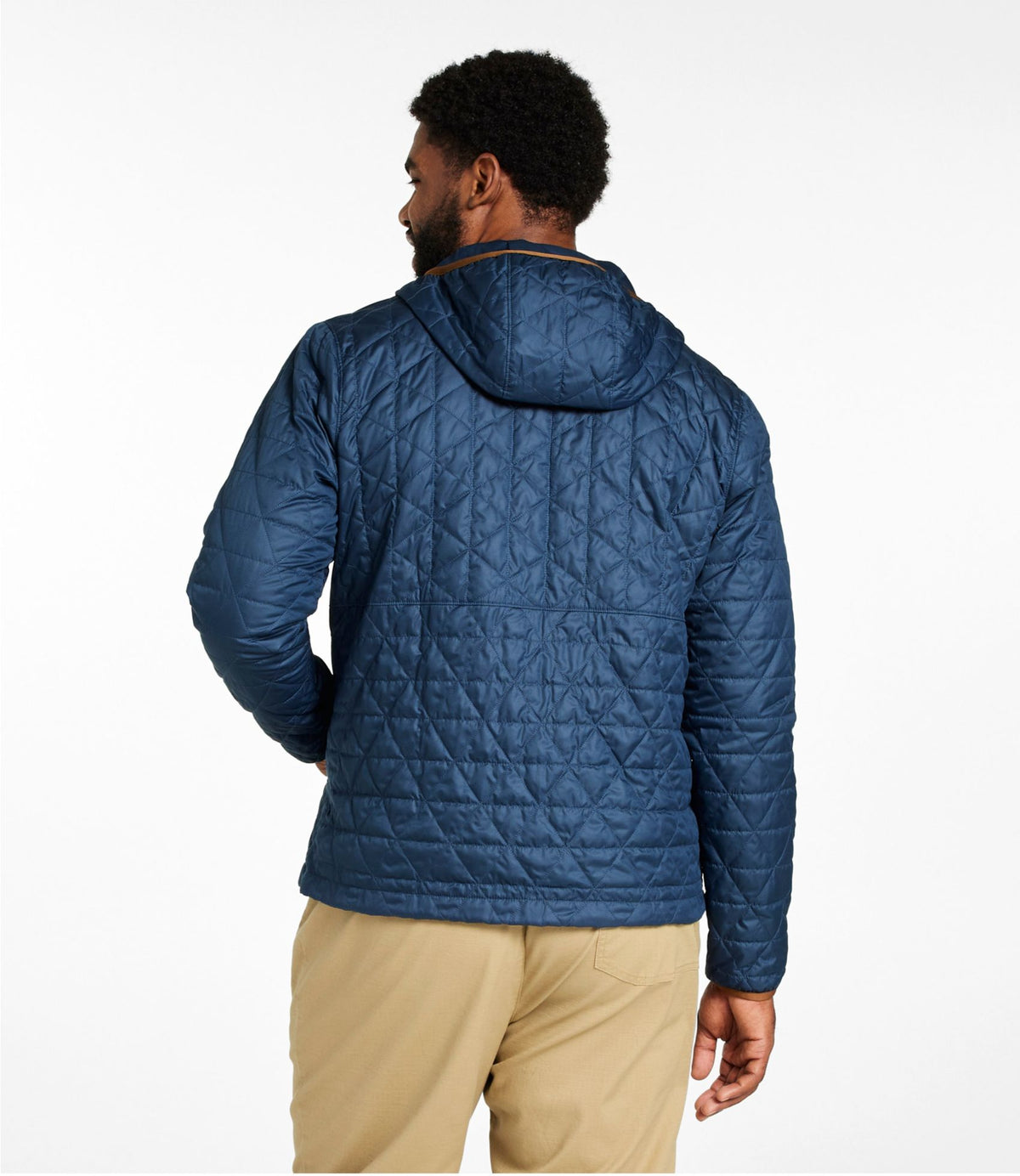 L.L.Bean Men's Katahdin Insulated Hoodie Mariner Blue