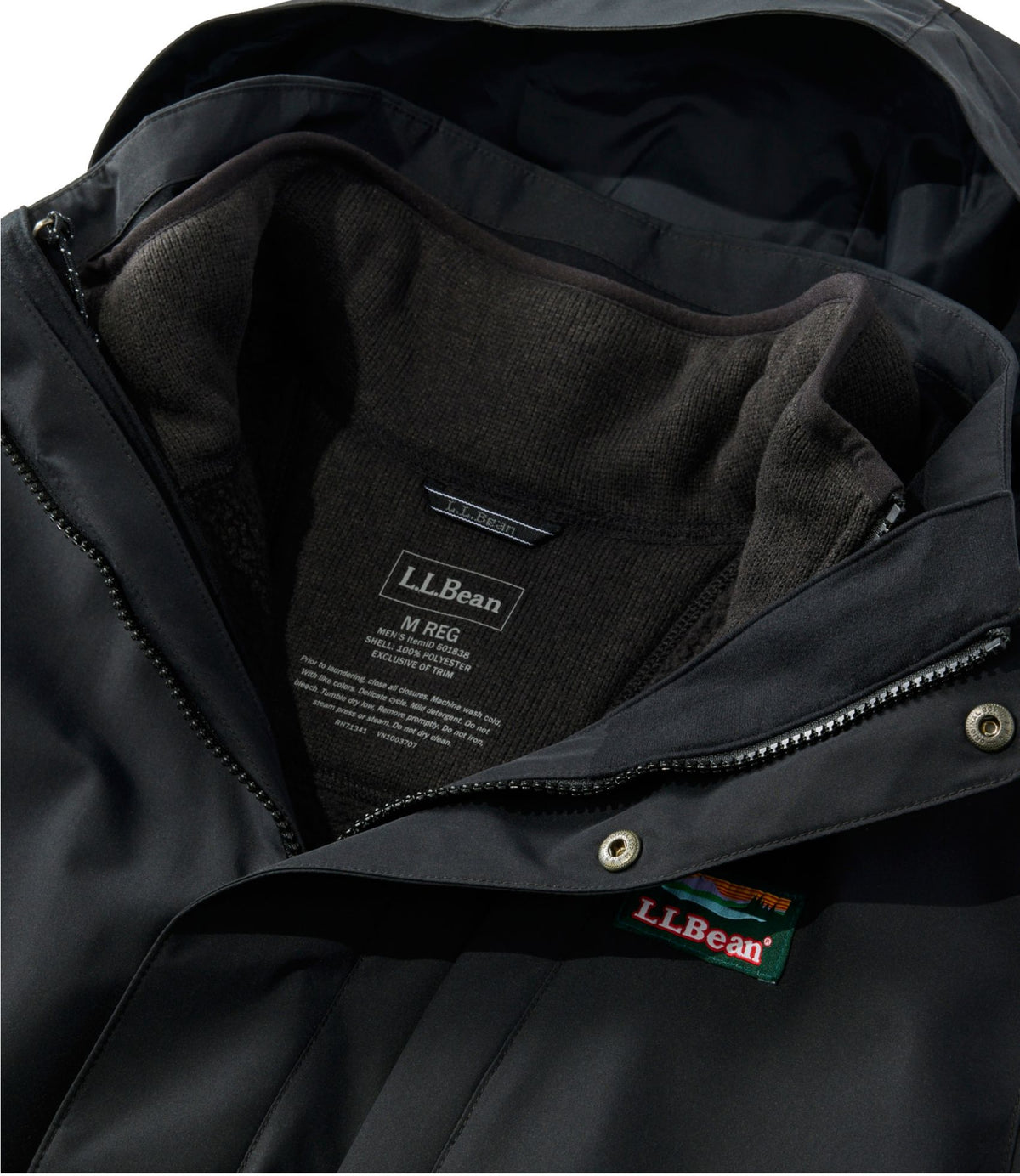 L.L.Bean Men's L.L.Bean Sweater Fleece 3-in-1 Jacket