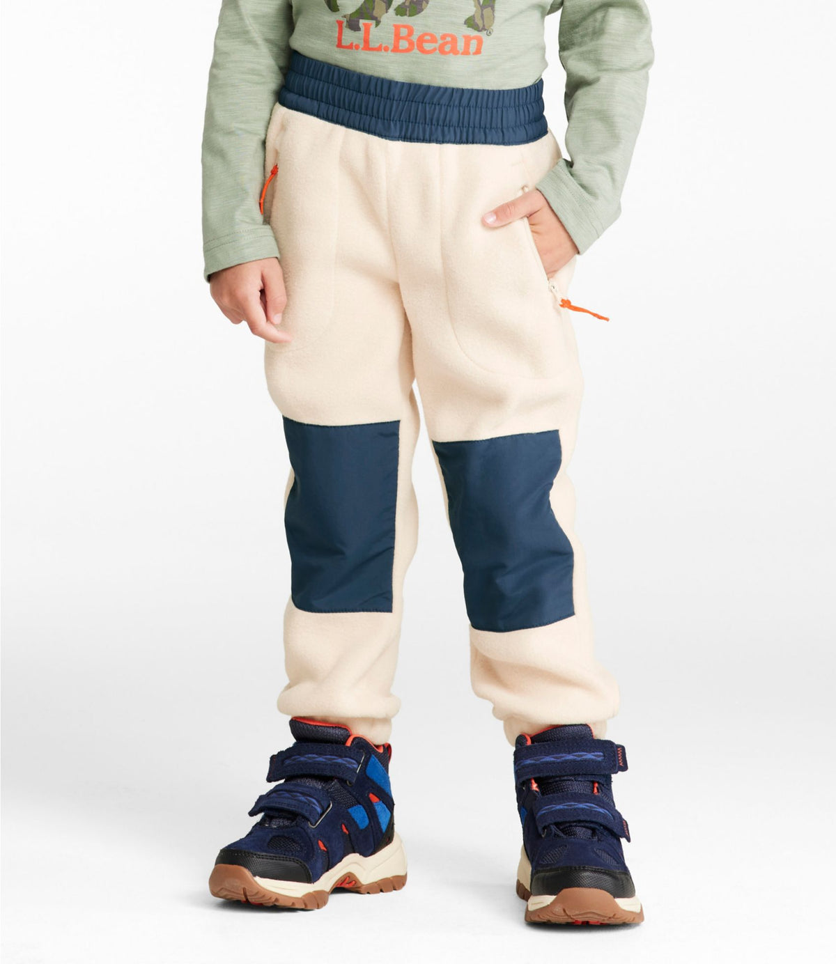 L.L.Bean Kids' Mountain Classic Fleece Pants Deep Green
