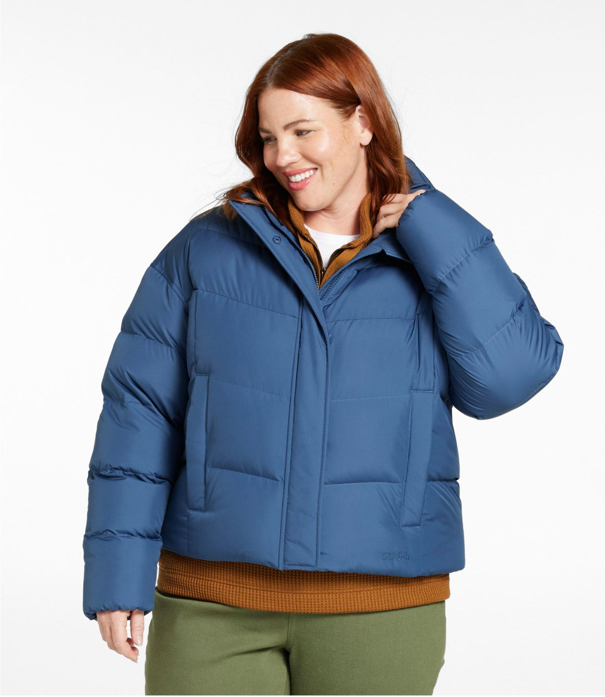 L.L.Bean Women's Popham Puffer Jacket Bright Mariner
