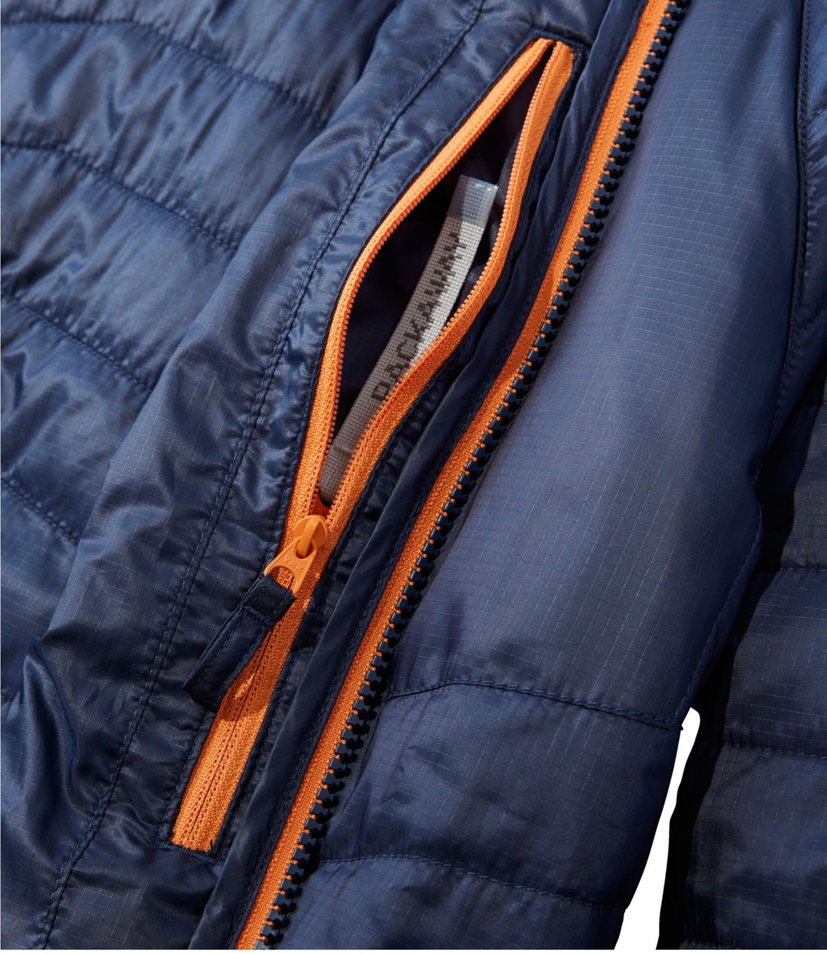 L.L.Bean Men's PrimaLoft Packaway Hooded Jacket Carbon Navy