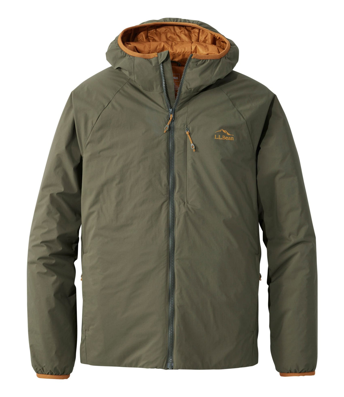L.L.Bean Men's PrimaLoft Packaway Air Hoodie Dark Loden