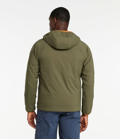 L.L.Bean Men's PrimaLoft Packaway Air Hoodie Dark Loden