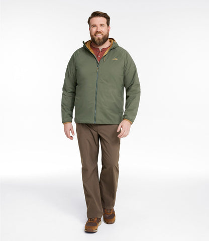 L.L.Bean Men's PrimaLoft Packaway Air Hoodie Dark Loden