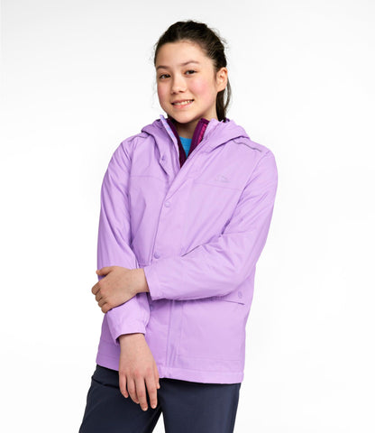 L.L.Bean Kids' Puddle Stomper Rain Jacket, Lined Dark Royal Blue