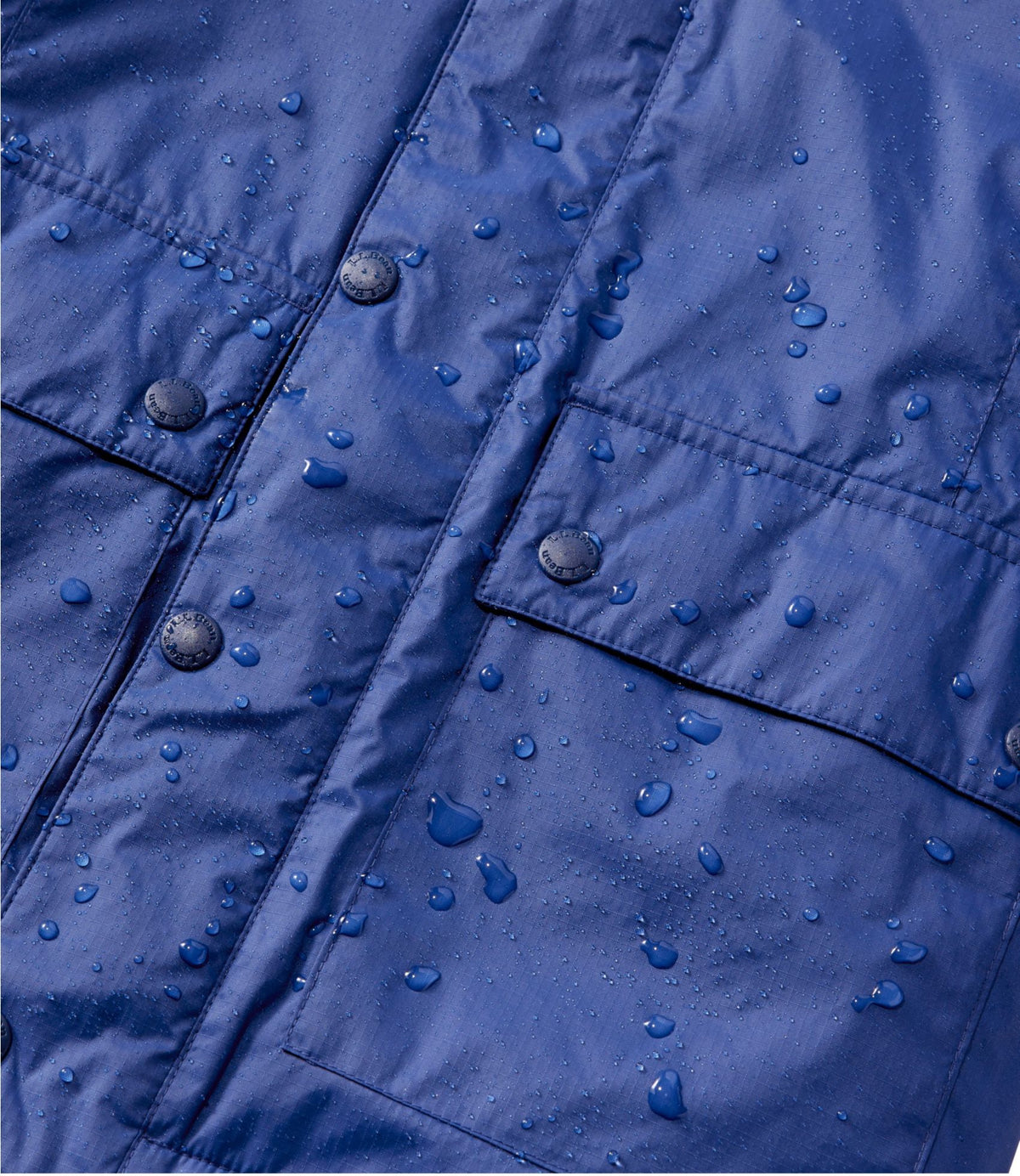 L.L.Bean Kids' Puddle Stomper Rain Jacket, Lined Dark Royal Blue