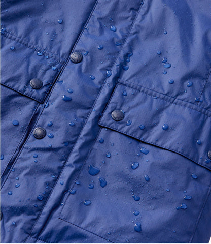 L.L.Bean Kids' Puddle Stomper Rain Jacket, Lined Dark Royal Blue