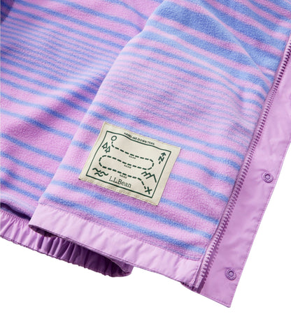 L.L.Bean Kids' Puddle Stomper Rain Jacket, Lined Dark Royal Blue