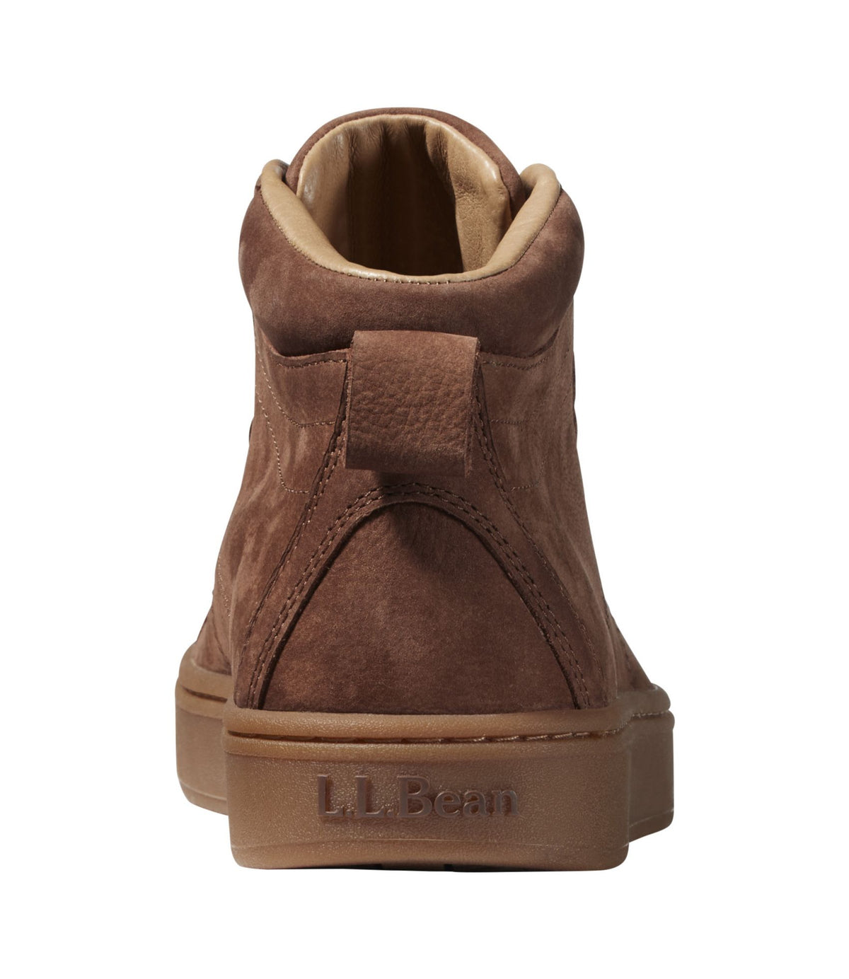 L.L.Bean Men's Eco Bay Chukka Boots, Leather Nut Brown Nubuck