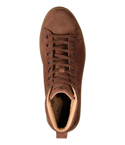 L.L.Bean Men's Eco Bay Chukka Boots, Leather Nut Brown Nubuck