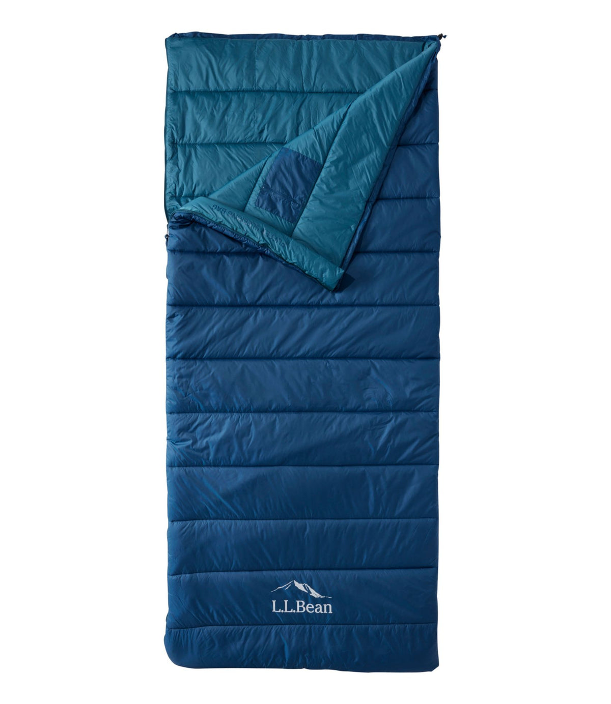 L.L.Bean Adults' L.L.Bean Puffer Sleeping Bag, 40° Dark Marine Blue