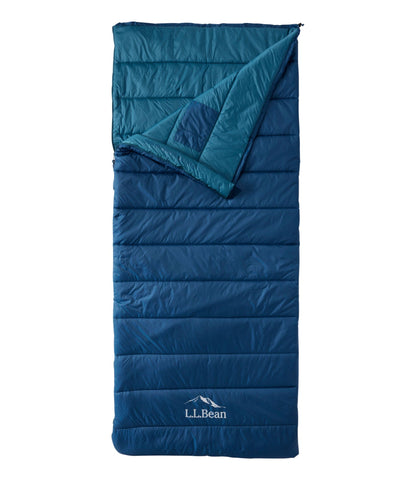 L.L.Bean Adults' L.L.Bean Puffer Sleeping Bag, 40° Dark Marine Blue