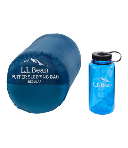 L.L.Bean Adults' L.L.Bean Puffer Sleeping Bag, 40° Dark Marine Blue