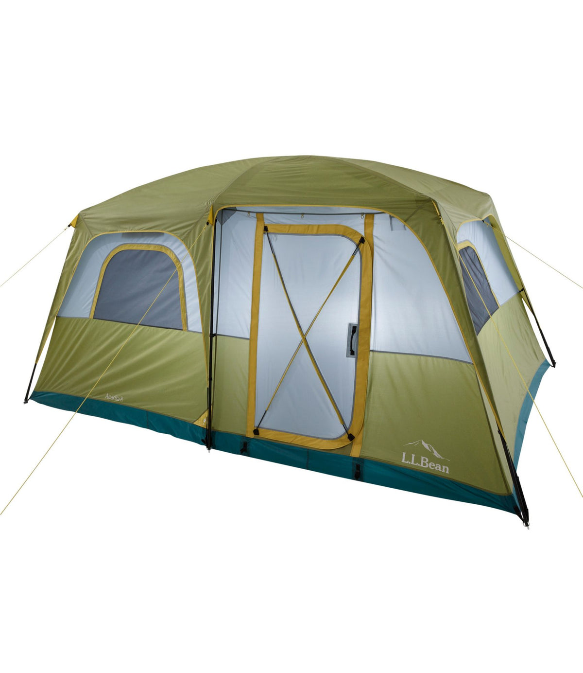L.L.Bean L.L.Bean Acadia 8-Person Cabin Tent Avocado/Chartreuse