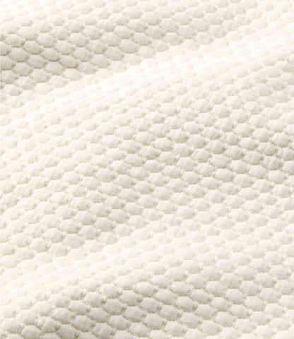 L.L.Bean Organic Honeycomb Matelassé Coverlet Bay Blue