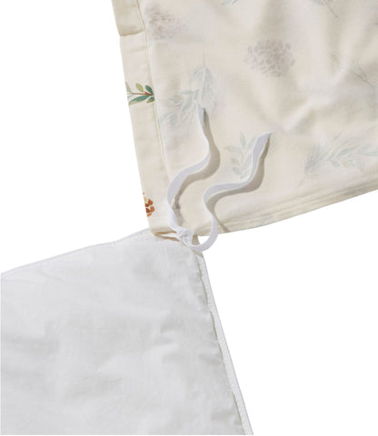 L.L.Bean Evergreen Flannel Comforter Cover Collection Evergreen