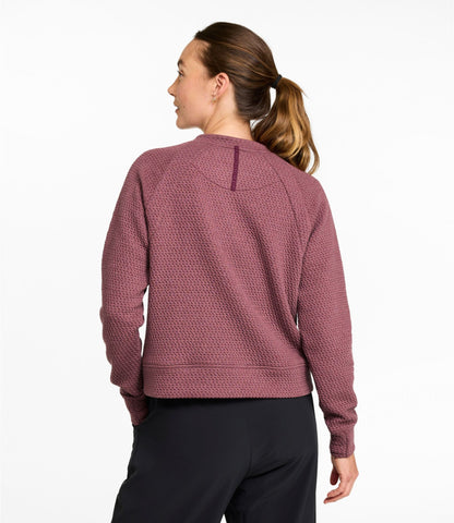 L.L.Bean Women's Ridgeknit Crewneck Pullover Fig
