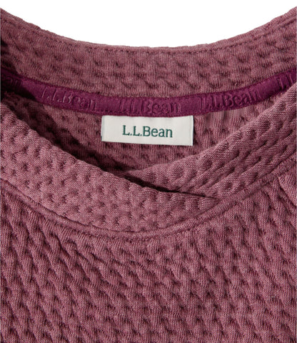 L.L.Bean Women's Ridgeknit Crewneck Pullover Fig