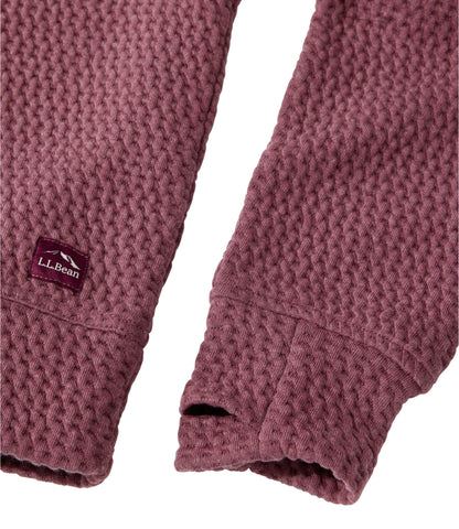 L.L.Bean Women's Ridgeknit Crewneck Pullover Fig